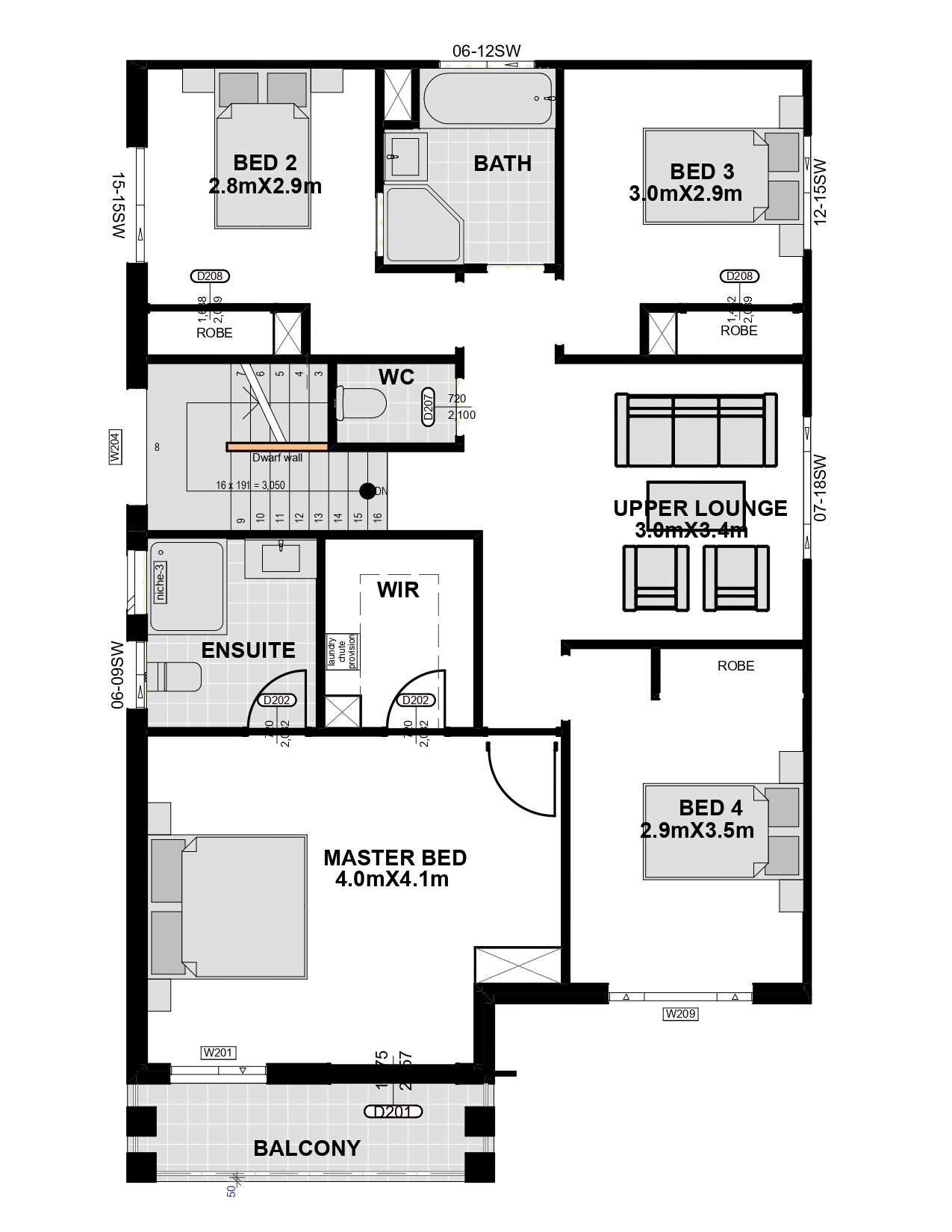 Chalsea first floor plan