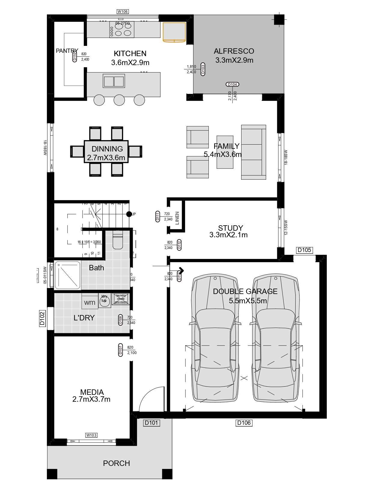 Chalsea ground floor plan