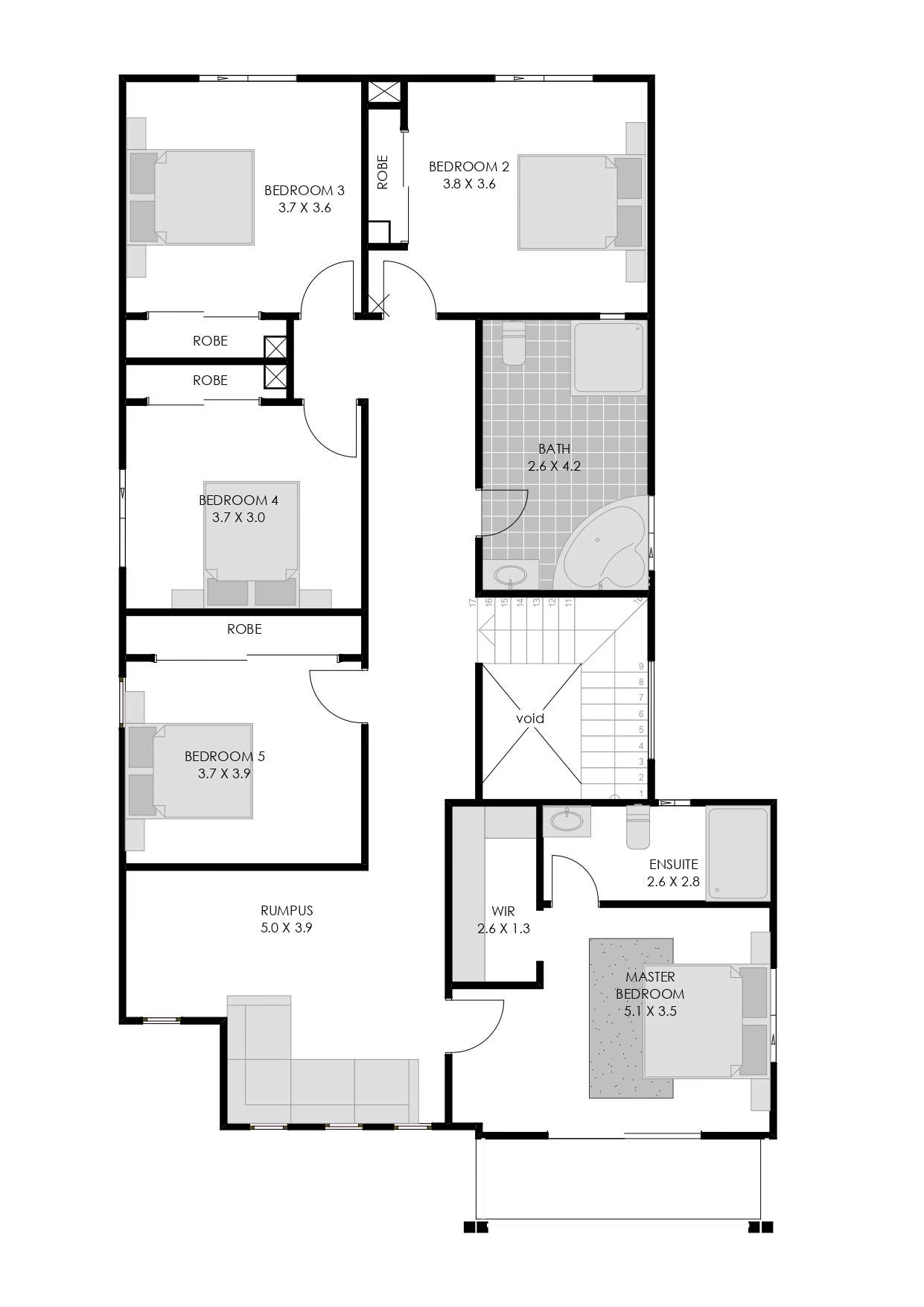 Indigo first floor plan