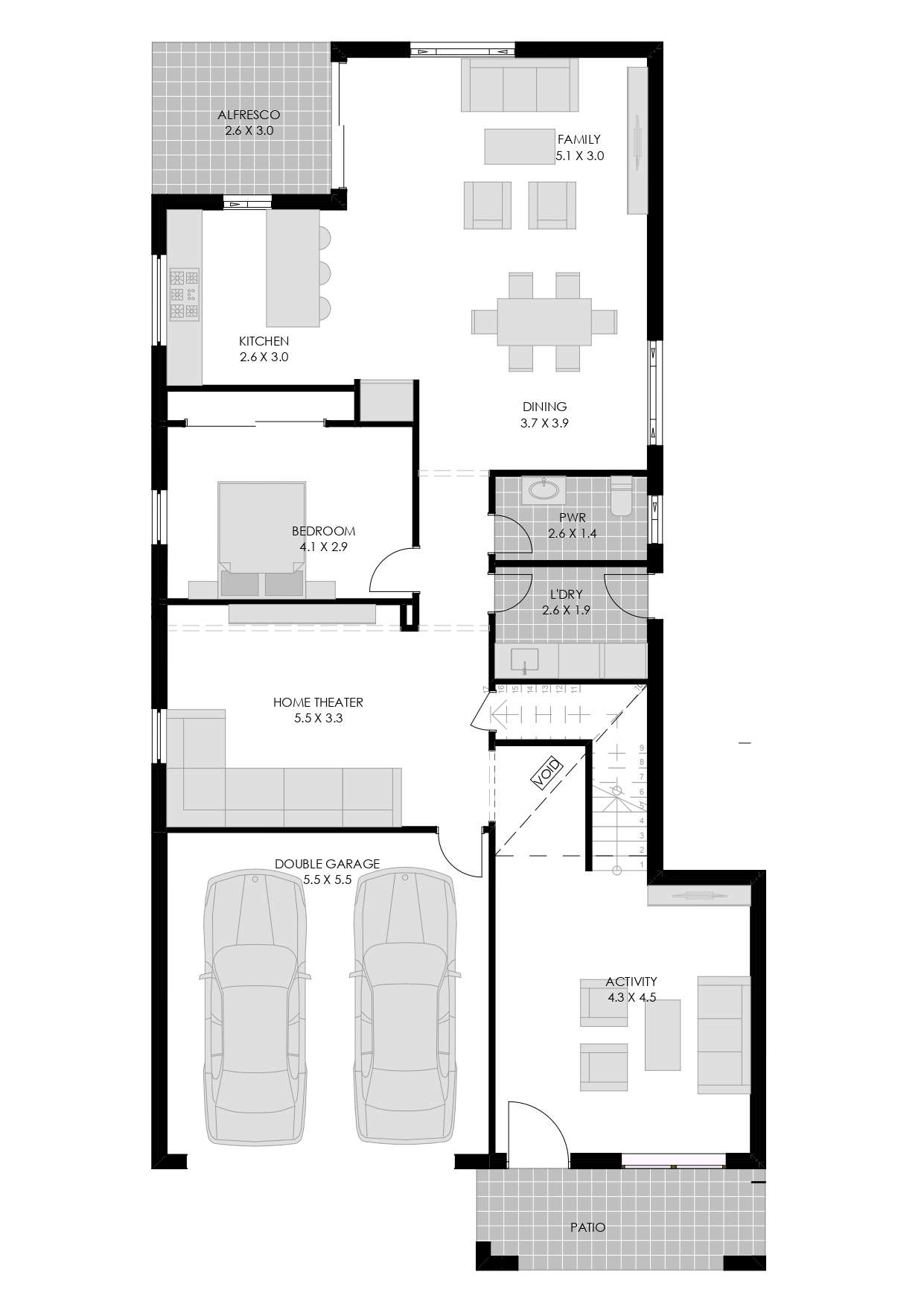 Indigo ground floor plan