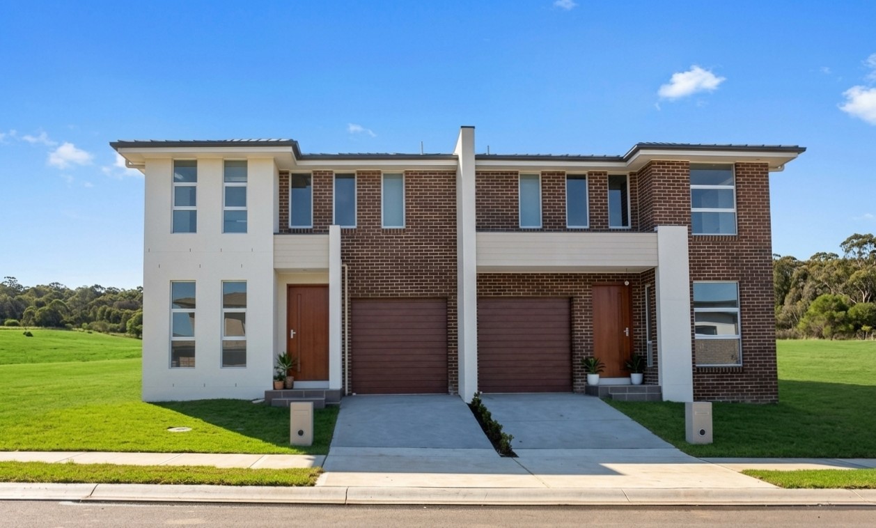 A duplex built as part of an Elegant Homes NSW land package