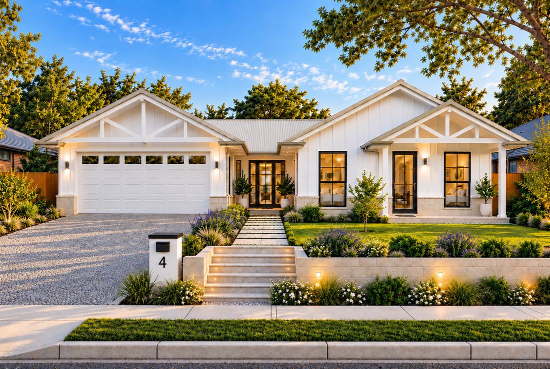 A new Elegant Homes NSW home, completed and landscaped